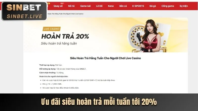 Thưởng sự kiện đặc biệt